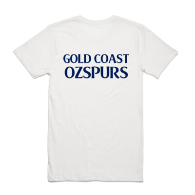 Gold Coast OzSpurs Collection Tshirt White  Thumbnail