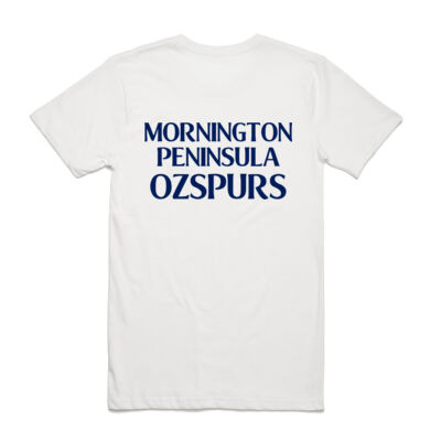 Mornington Peninsula OzSpurs Collection Tshirt White Thumbnail