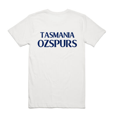 Tasmania OzSpurs Collection Tshirt White Thumbnail