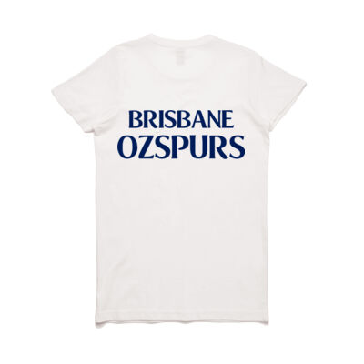 Brisbane OzSpurs Women Collection Tshirt White Thumbnail