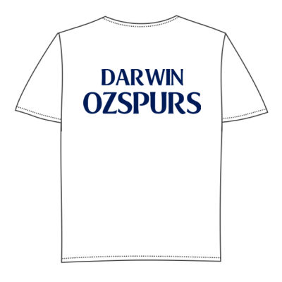 Darwin OzSpurs Youth Collection Tshirt White Thumbnail