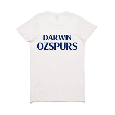 Darwin OzSpurs Women Collection Tshirt White Thumbnail