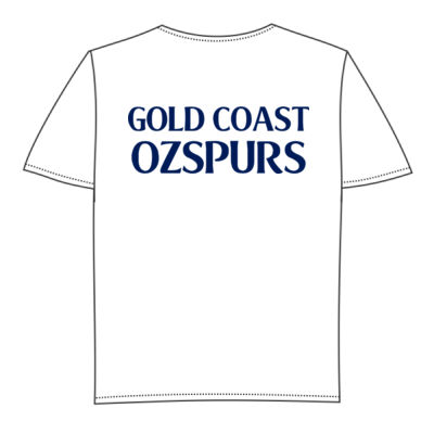Gold Coast OzSpurs Youth Collection Tshirt White Thumbnail