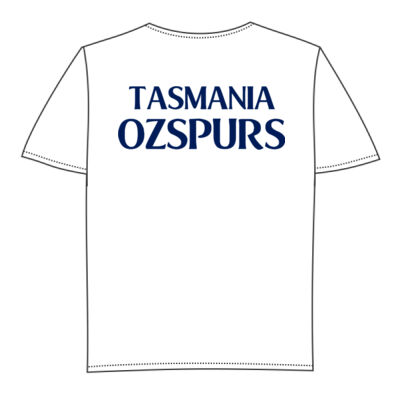 Tasmania OzSpurs Youth Collection Tshirt White  Thumbnail