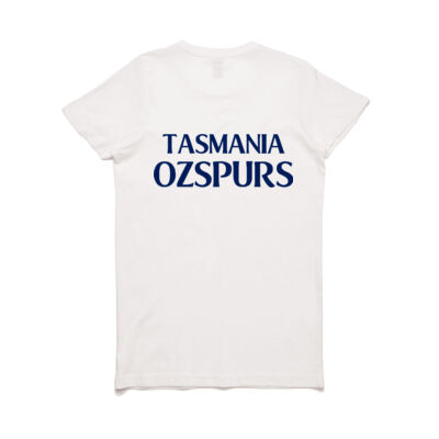 Tasmania OzSpurs Women Collection Tshirt White Thumbnail