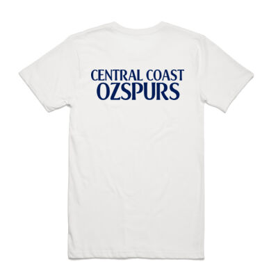 Central Coast OzSpurs Collection Tshirt White Thumbnail