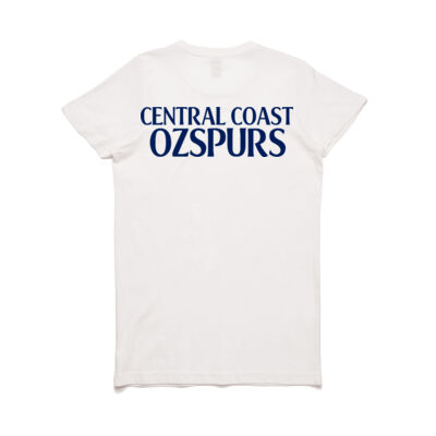 Central Coast OzSpurs Women Collection Tshirt White Thumbnail