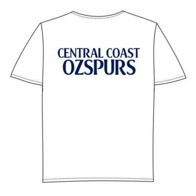 Central Coast OzSpurs Youth Collection Tshirt White Thumbnail