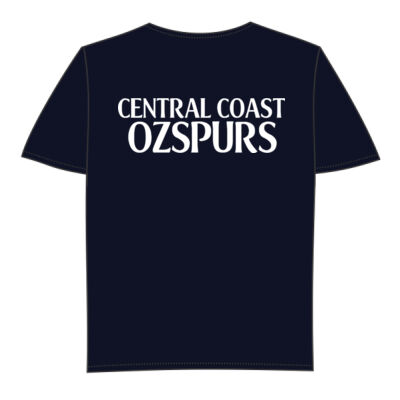 Central Coast OzSpurs Youth Collection Tshirt Navy Thumbnail
