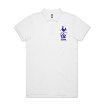 25 Year Navy Polo - White Thumbnail