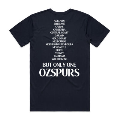 Only One OzSpurs Tshirt - Navy Thumbnail