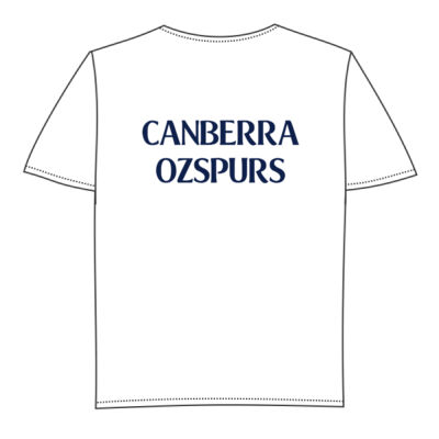 Canberra OzSpurs Youth Collection Tshirt White Thumbnail