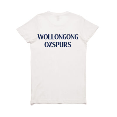 Wollongong OzSpurs Women Collection Tshirt White Thumbnail