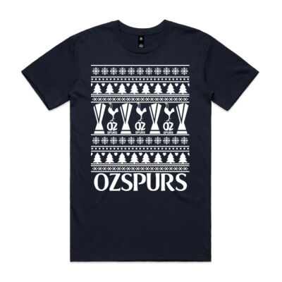 Europa Christmas Tshirt - Navy Thumbnail