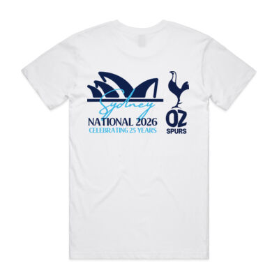 2026 Sydney National Tshirt - White Thumbnail